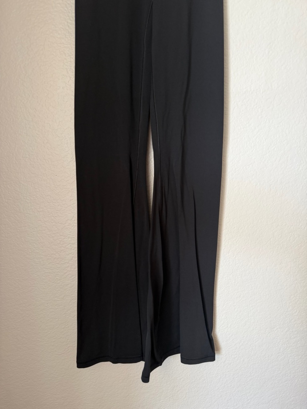Offline By Aerie Real Me High Waisted Crossover Flare Leggings in Black, Small - Picture 5 of 9